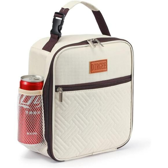 Insulated lunch bag small leakproof cooler tote for adults men women work travel - Picture 1 of 7